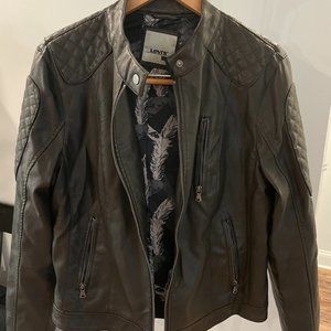Levi's faux leather moto jacket